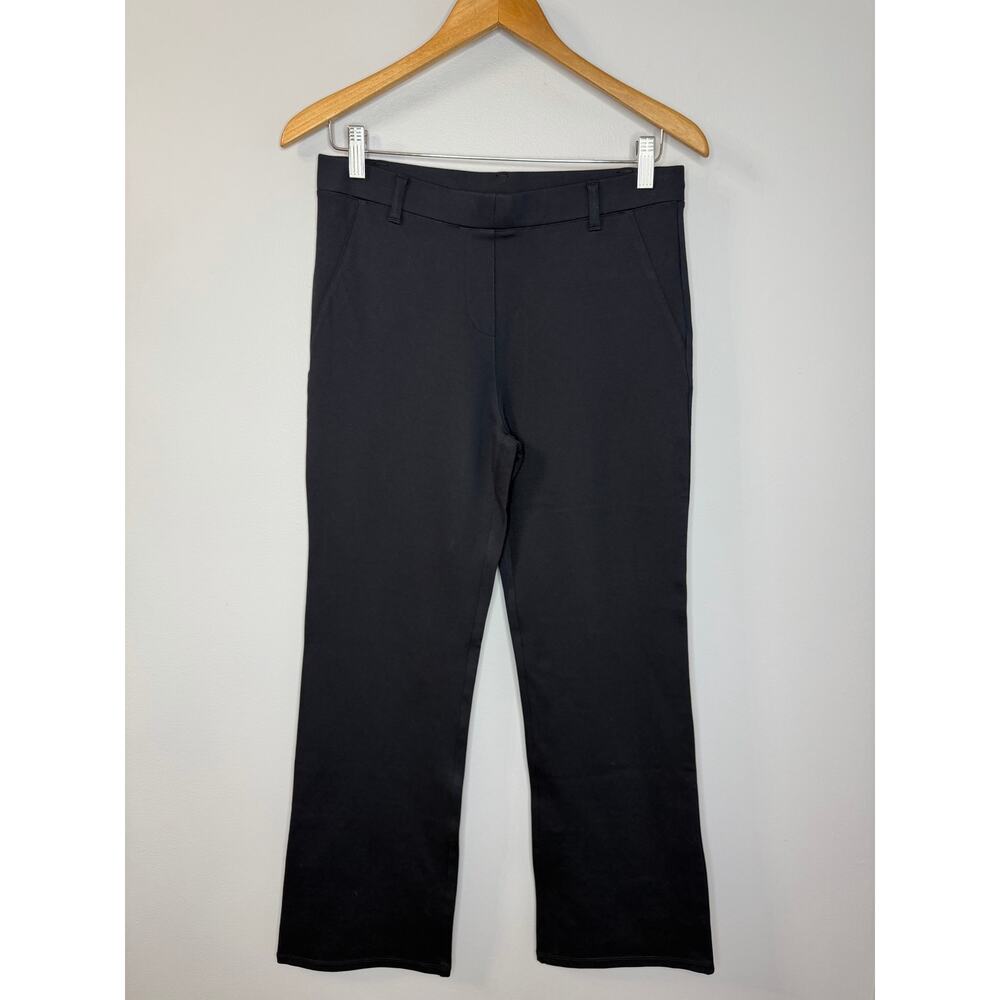 Quince Ultra-Stretch Ponte Straight Leg Pants Navy Women's M Stretch - Picture 10 of 10